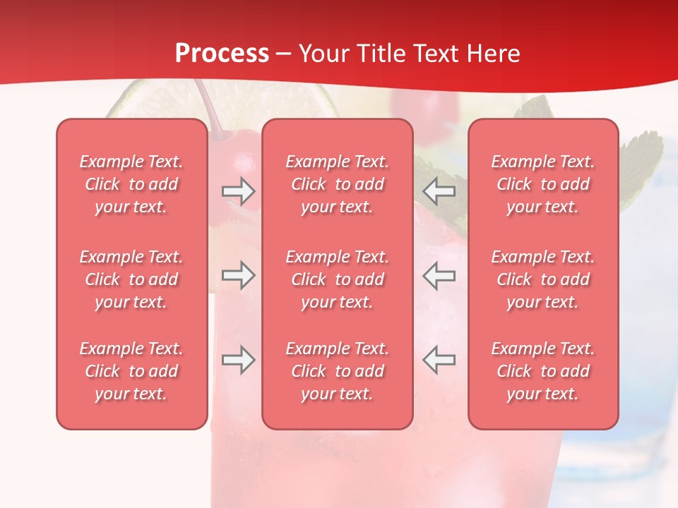 Bar Cool Berry PowerPoint Template