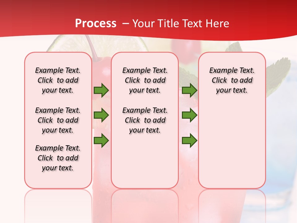 Bar Cool Berry PowerPoint Template