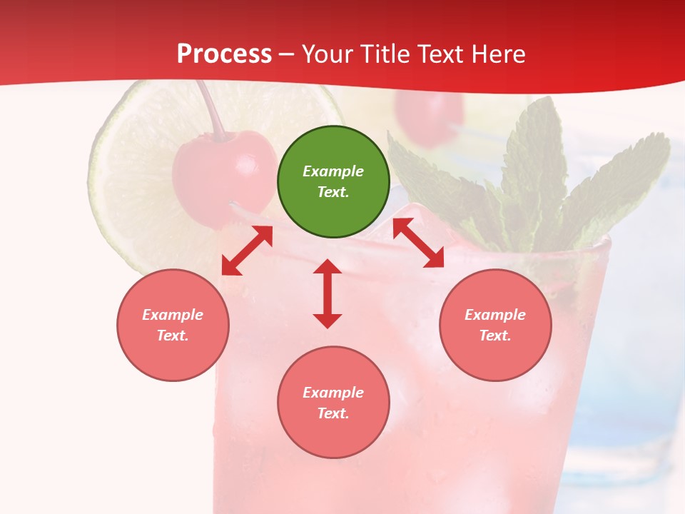 Bar Cool Berry PowerPoint Template