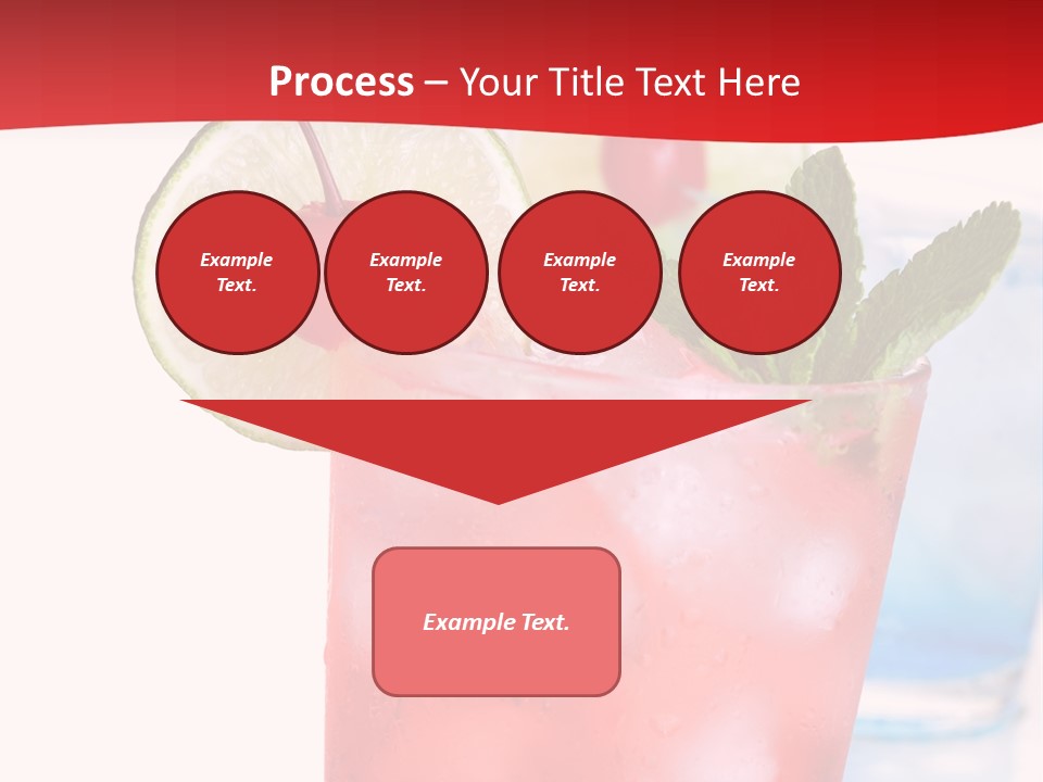 Bar Cool Berry PowerPoint Template