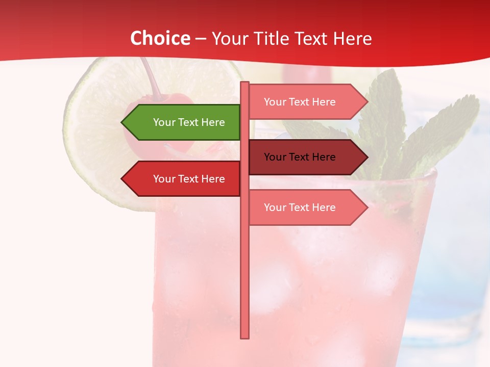 Bar Cool Berry PowerPoint Template