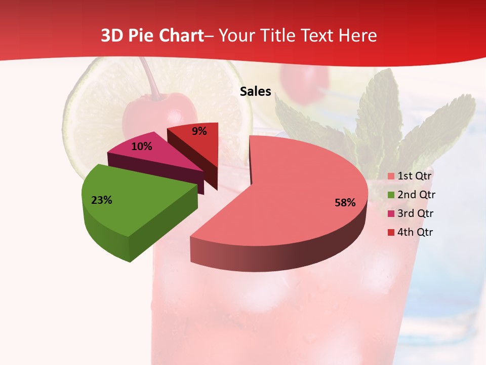 Bar Cool Berry PowerPoint Template