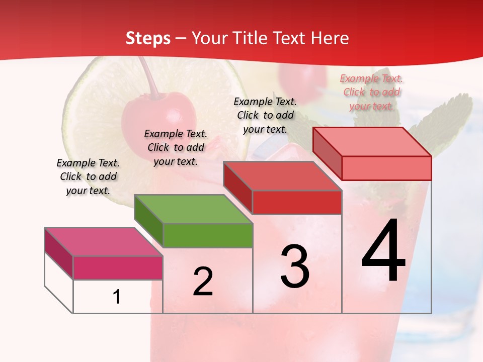 Bar Cool Berry PowerPoint Template