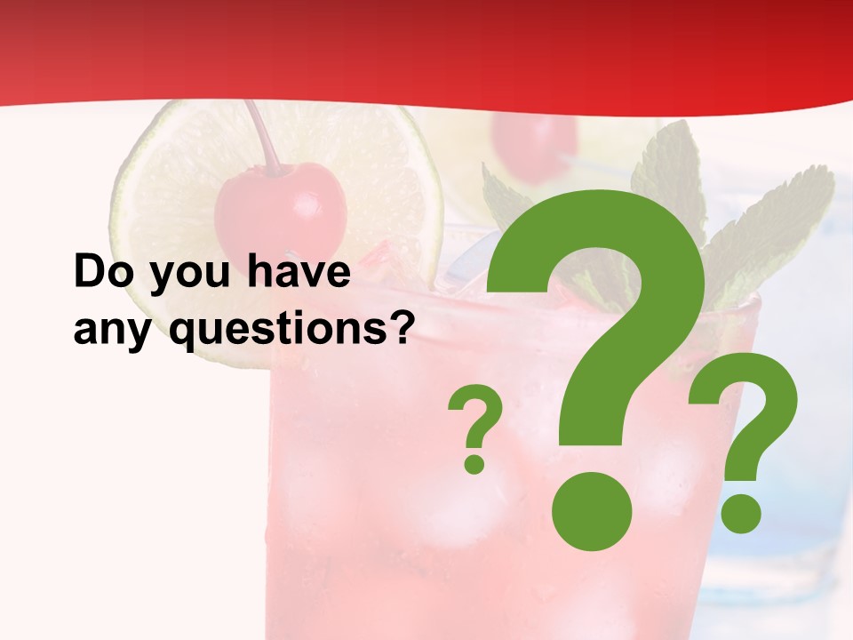 Bar Cool Berry PowerPoint Template