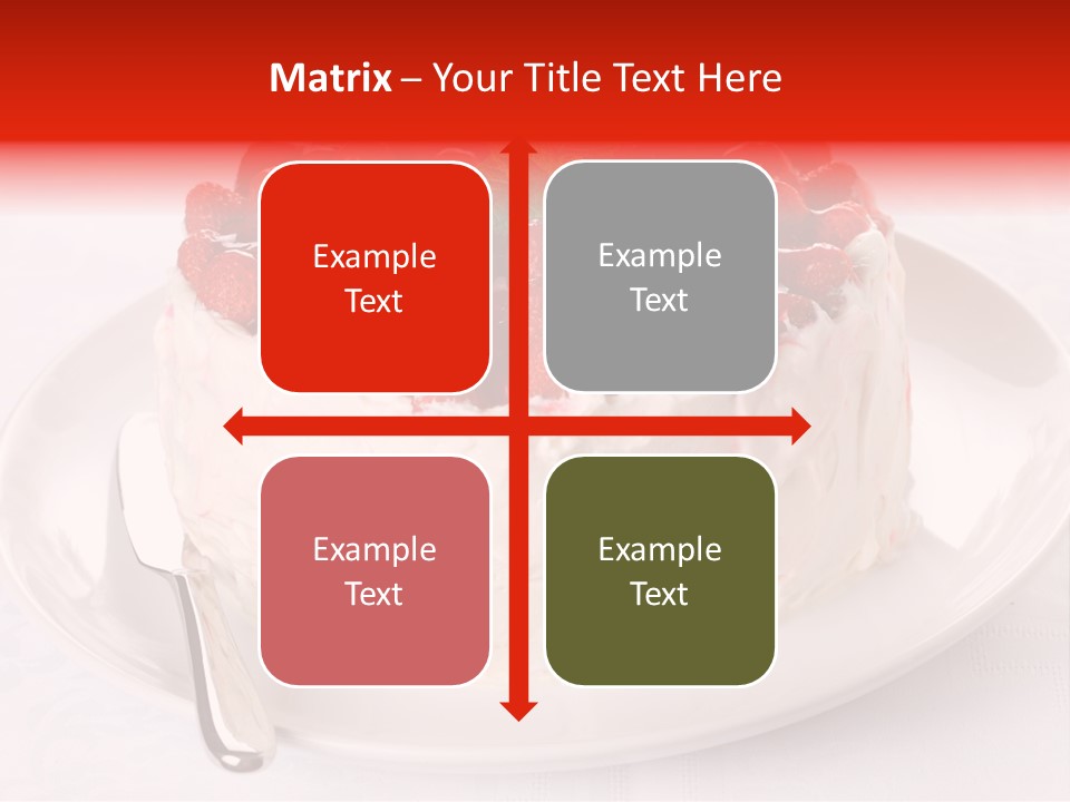 Serving Jelly Decorative PowerPoint Template