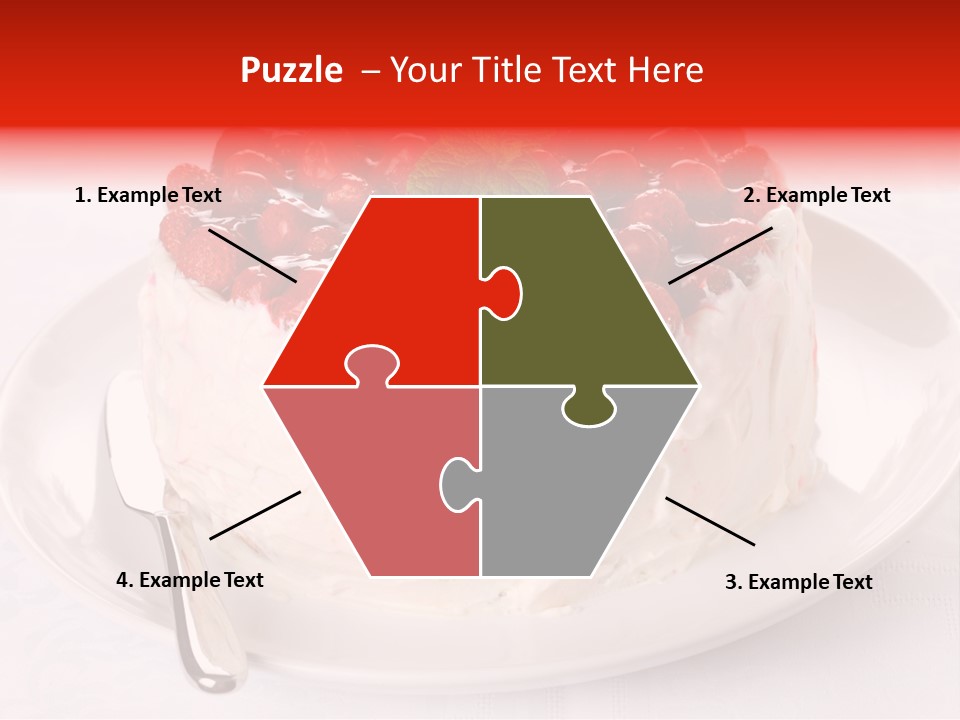 Serving Jelly Decorative PowerPoint Template