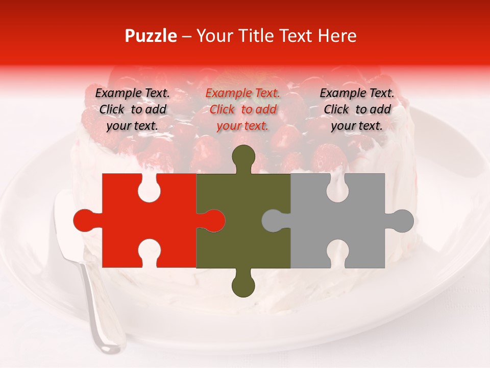 Serving Jelly Decorative PowerPoint Template