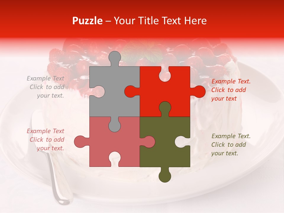 Serving Jelly Decorative PowerPoint Template