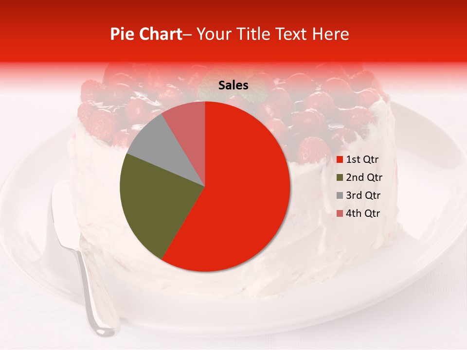 Serving Jelly Decorative PowerPoint Template