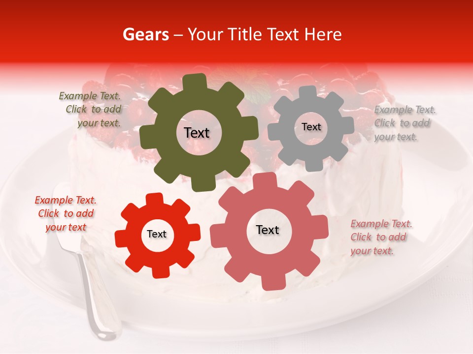 Serving Jelly Decorative PowerPoint Template