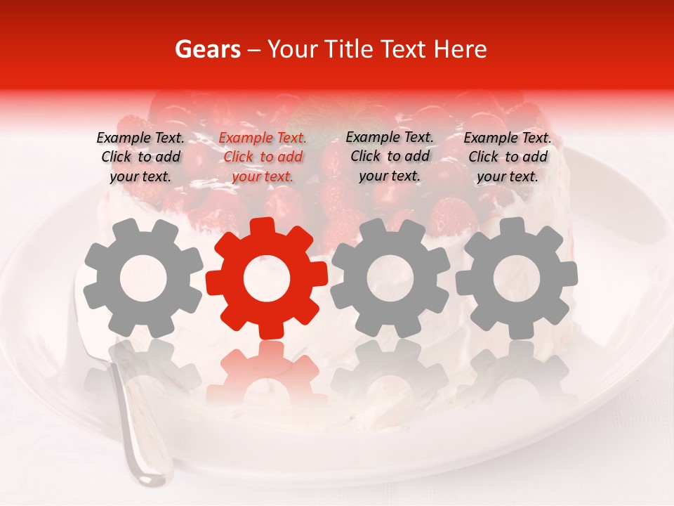 Serving Jelly Decorative PowerPoint Template