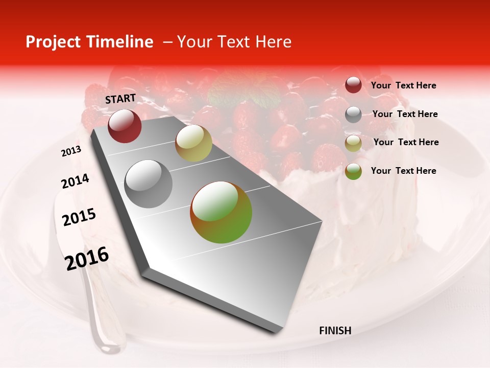 Serving Jelly Decorative PowerPoint Template