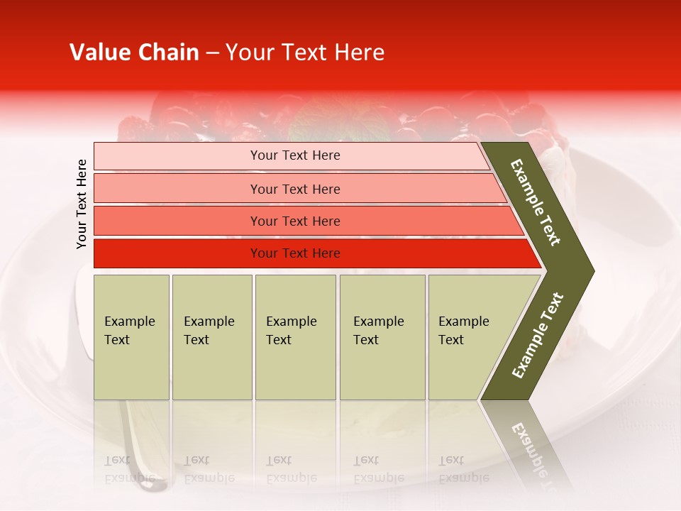 Serving Jelly Decorative PowerPoint Template