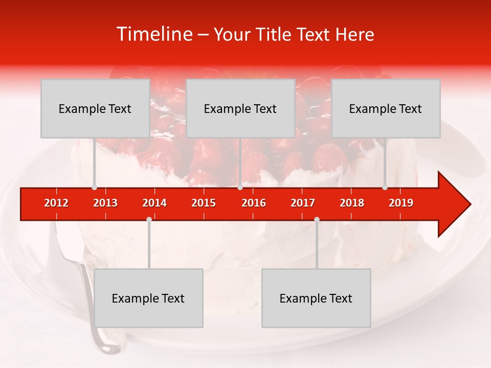 Serving Jelly Decorative PowerPoint Template