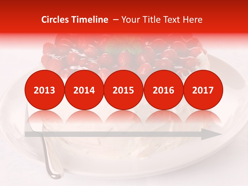 Serving Jelly Decorative PowerPoint Template