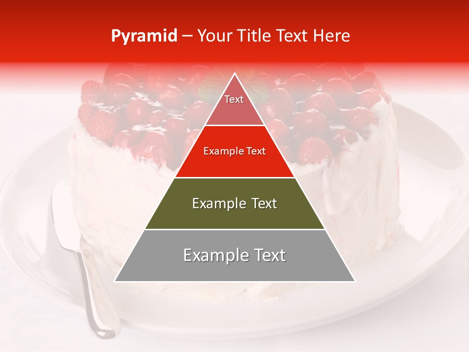 Serving Jelly Decorative PowerPoint Template