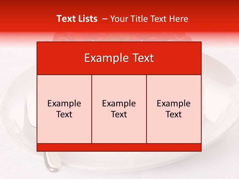 Serving Jelly Decorative PowerPoint Template