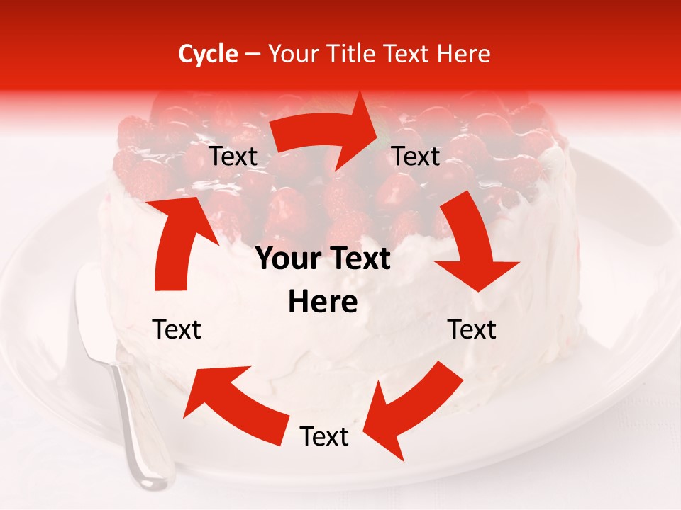 Serving Jelly Decorative PowerPoint Template