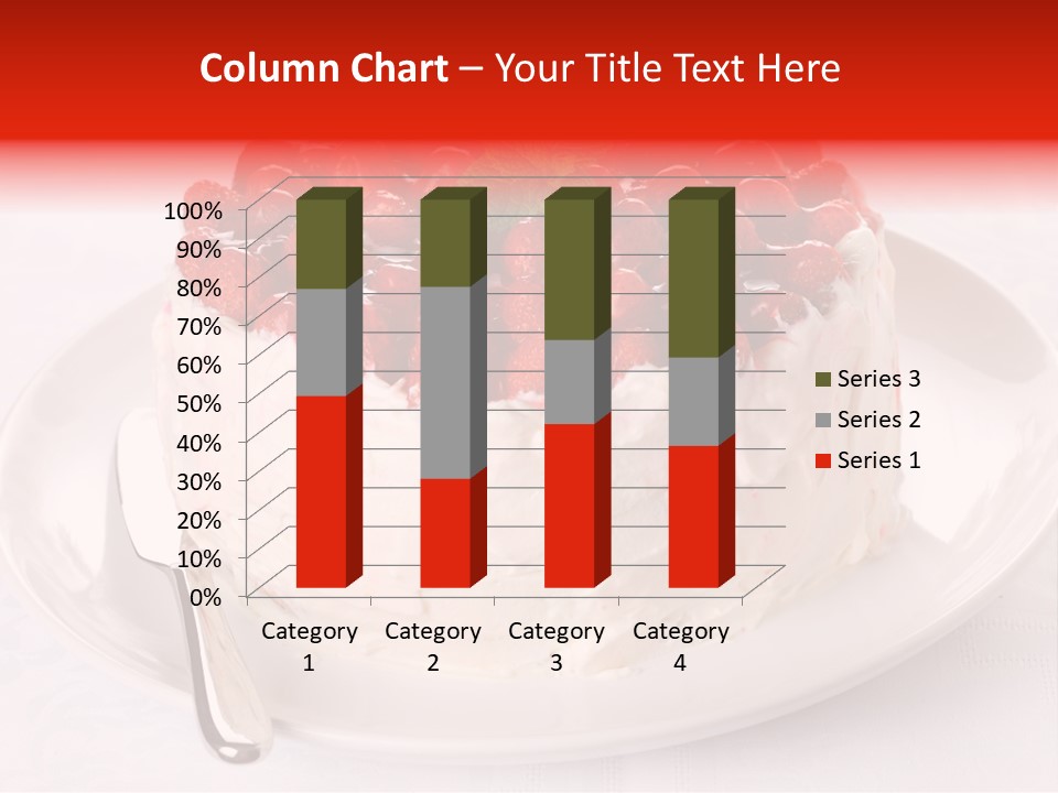 Serving Jelly Decorative PowerPoint Template