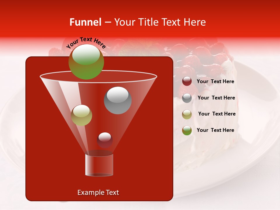 Serving Jelly Decorative PowerPoint Template