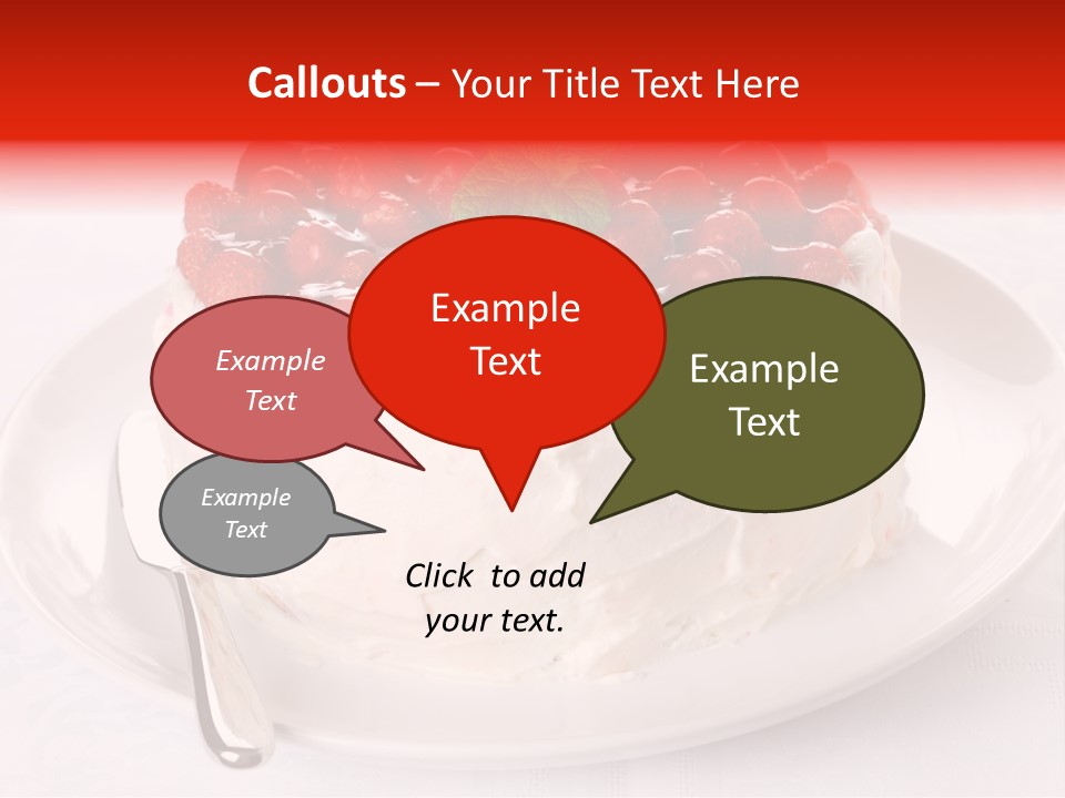 Serving Jelly Decorative PowerPoint Template