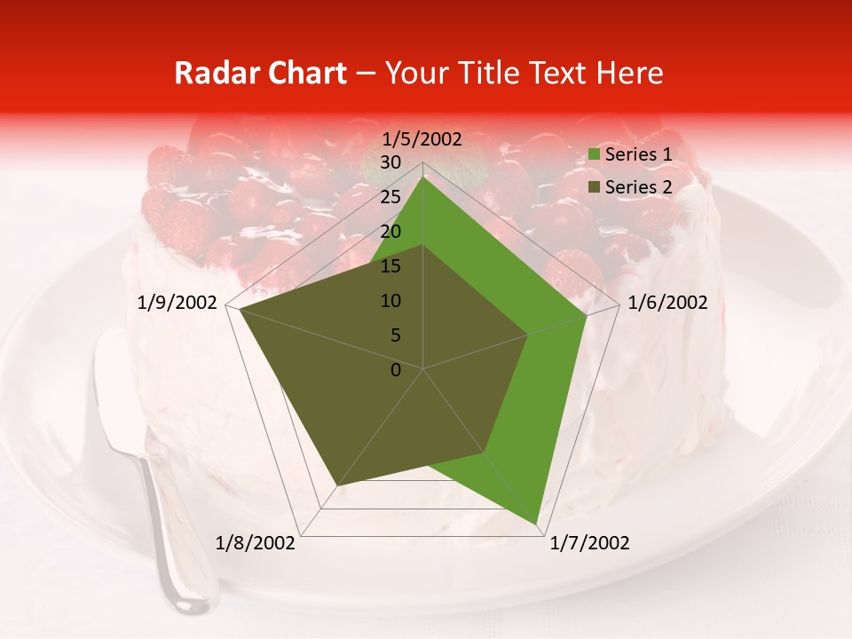 Serving Jelly Decorative PowerPoint Template