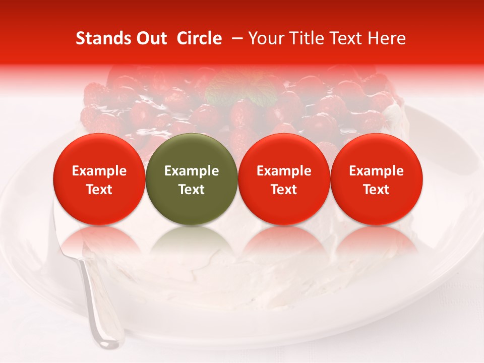 Serving Jelly Decorative PowerPoint Template