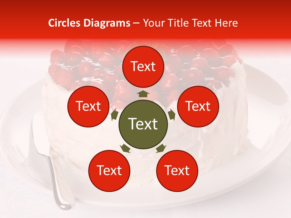 Serving Jelly Decorative PowerPoint Template