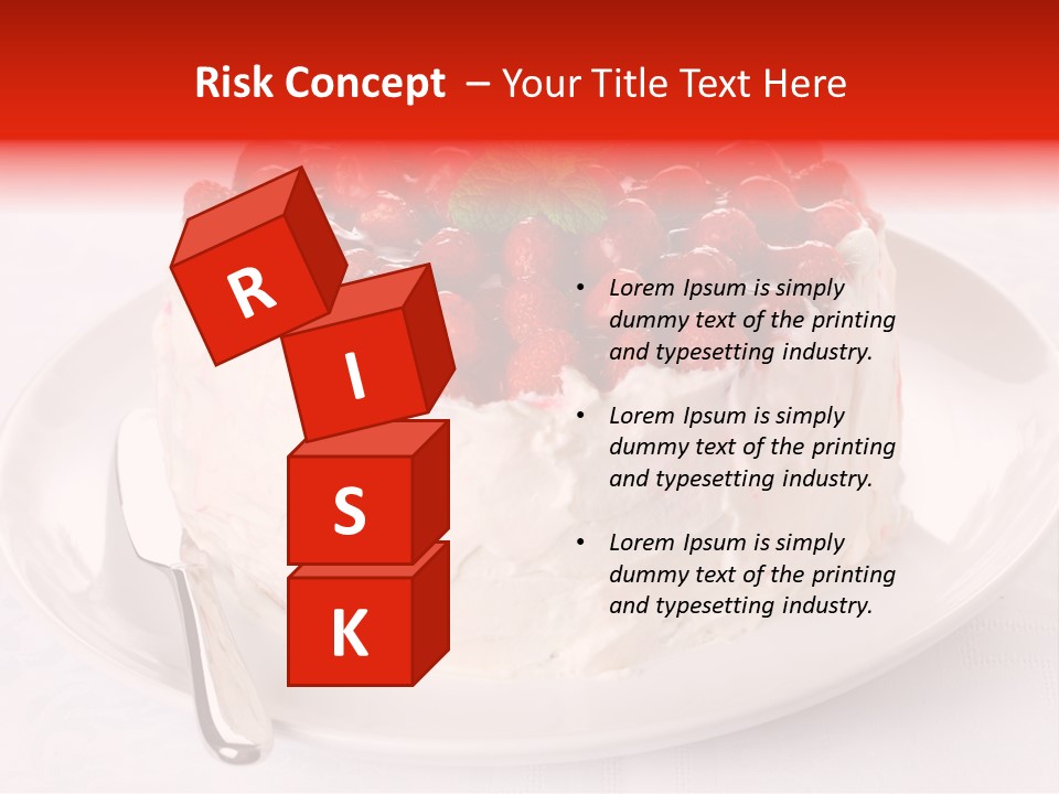 Serving Jelly Decorative PowerPoint Template