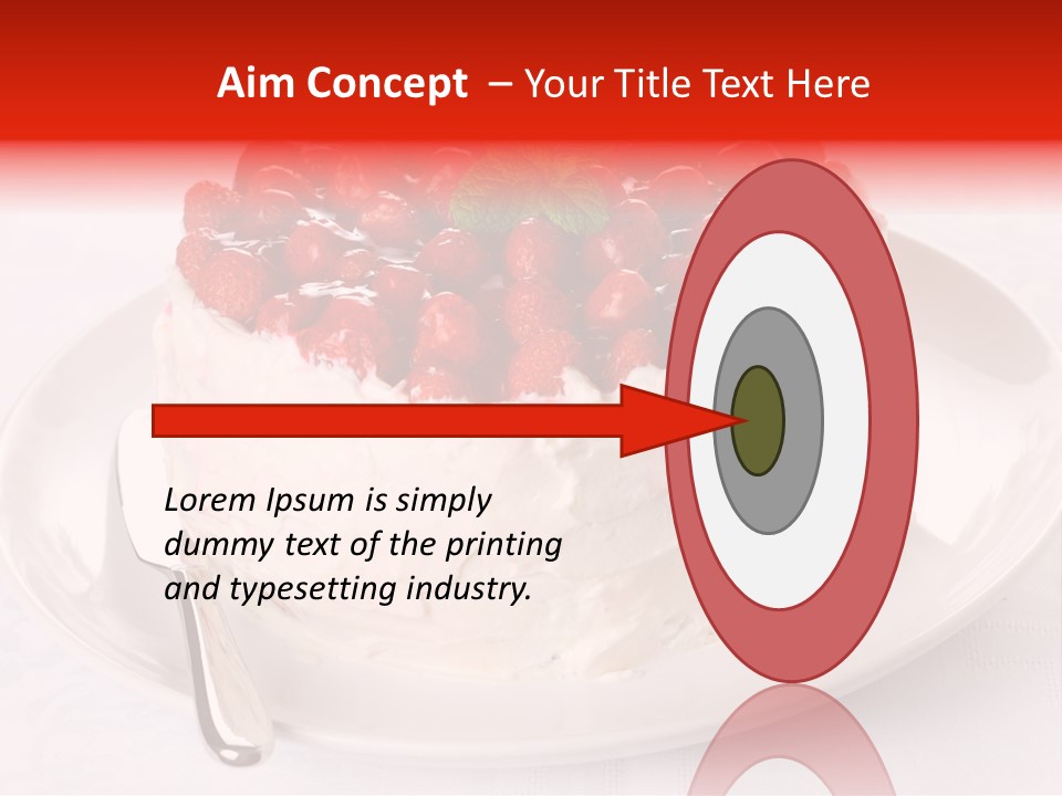 Serving Jelly Decorative PowerPoint Template