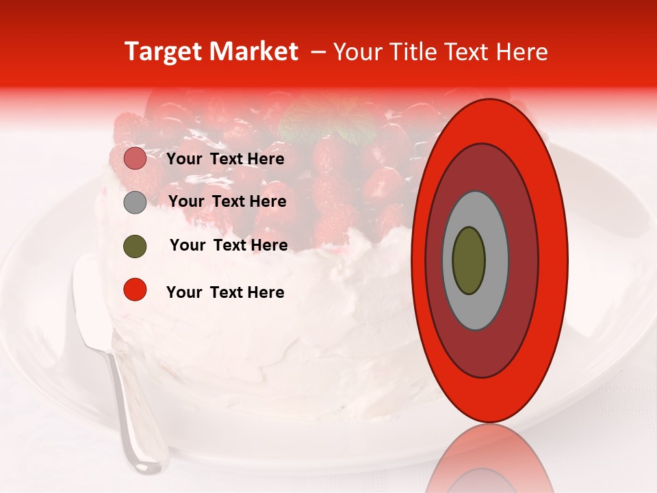 Serving Jelly Decorative PowerPoint Template