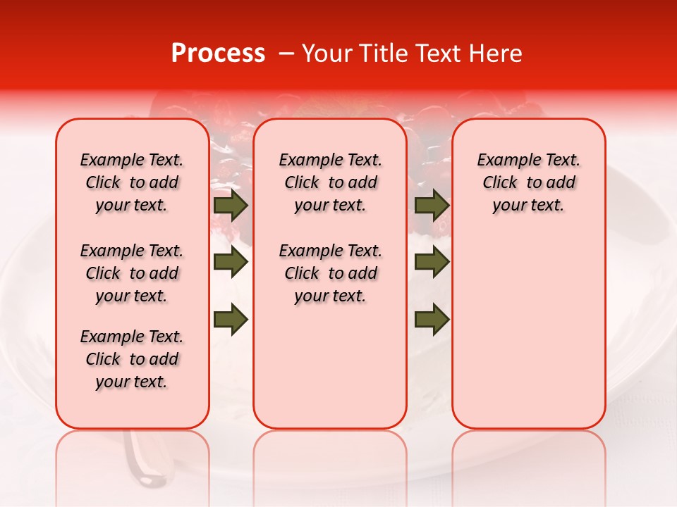 Serving Jelly Decorative PowerPoint Template