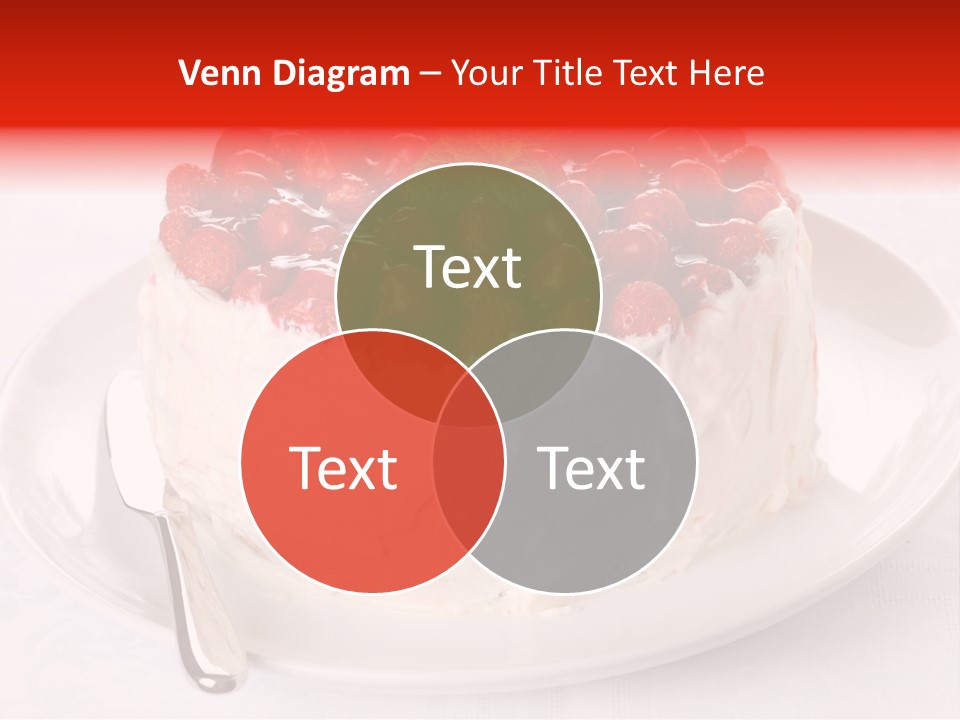 Serving Jelly Decorative PowerPoint Template