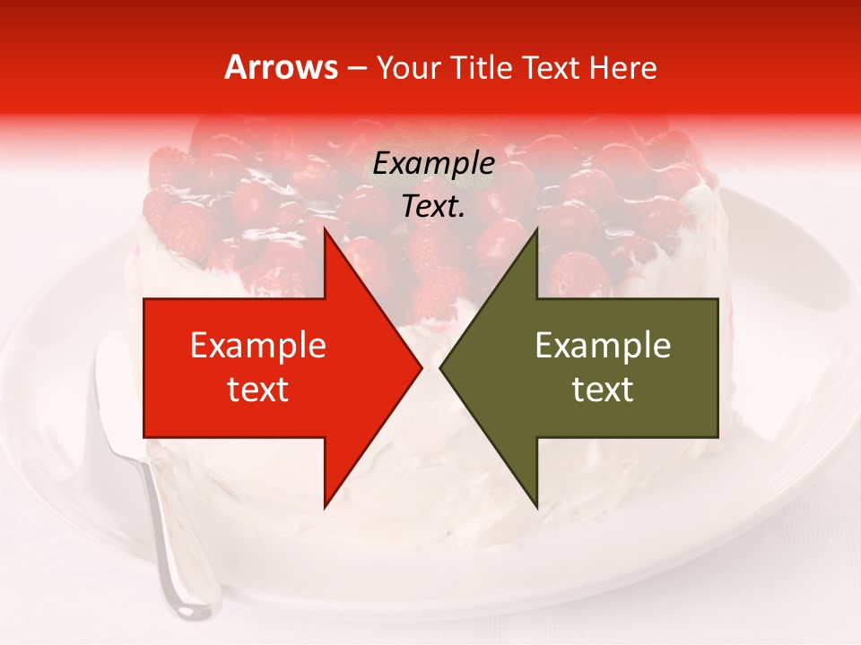 Serving Jelly Decorative PowerPoint Template