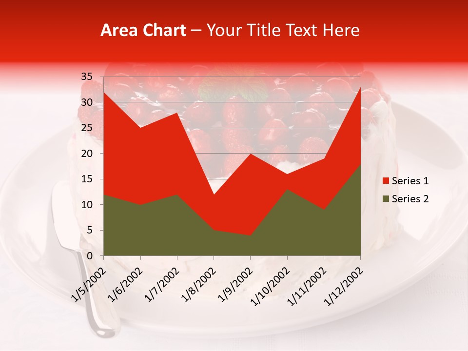 Serving Jelly Decorative PowerPoint Template
