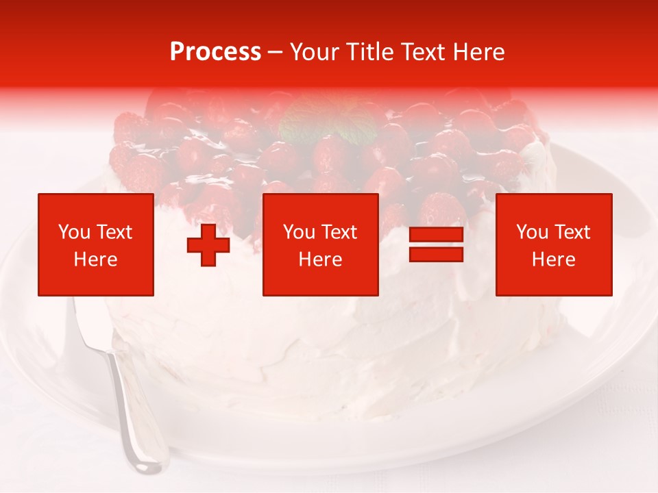 Serving Jelly Decorative PowerPoint Template