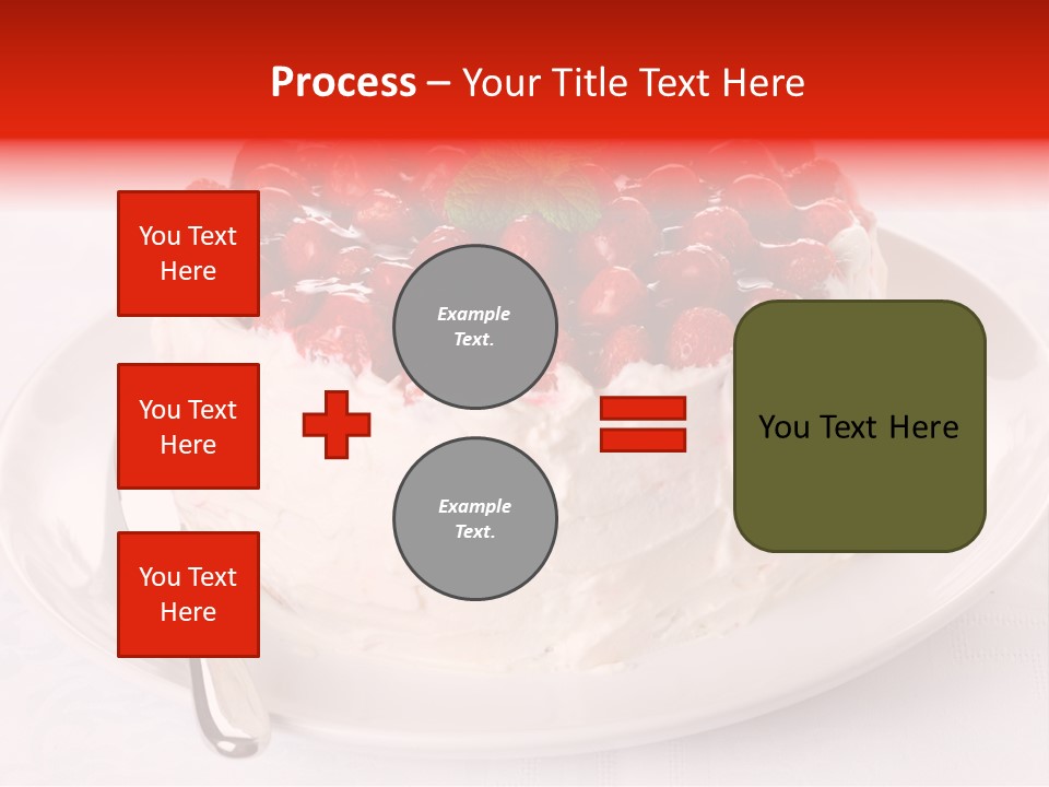 Serving Jelly Decorative PowerPoint Template