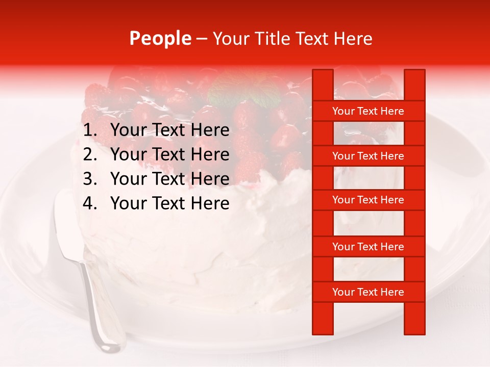 Serving Jelly Decorative PowerPoint Template