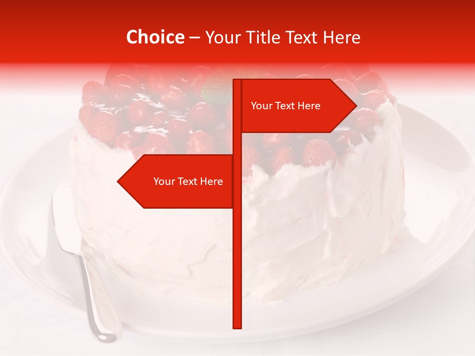 Serving Jelly Decorative PowerPoint Template