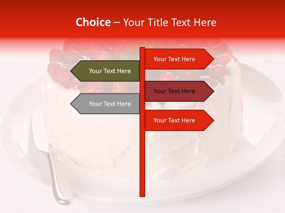 Serving Jelly Decorative PowerPoint Template