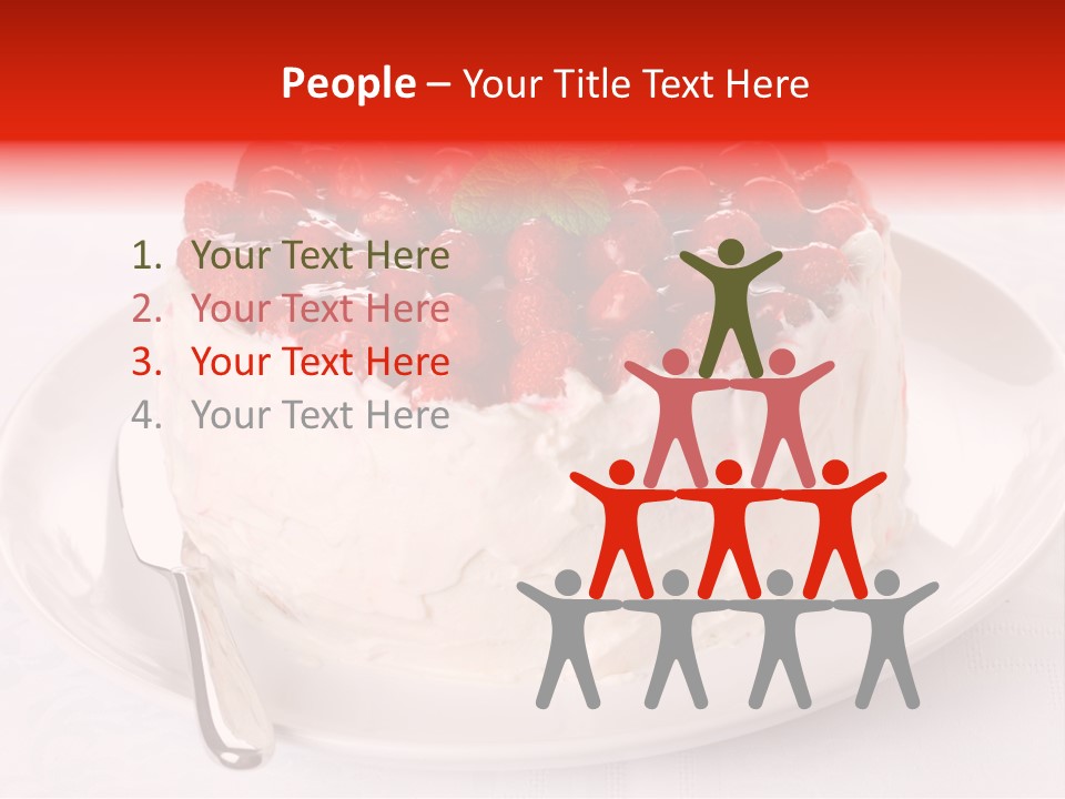 Serving Jelly Decorative PowerPoint Template