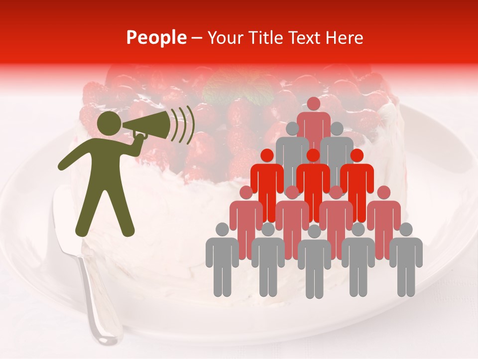 Serving Jelly Decorative PowerPoint Template