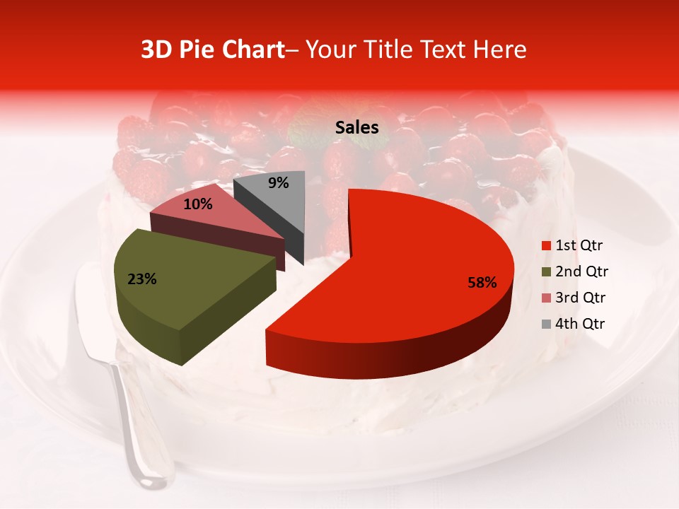 Serving Jelly Decorative PowerPoint Template