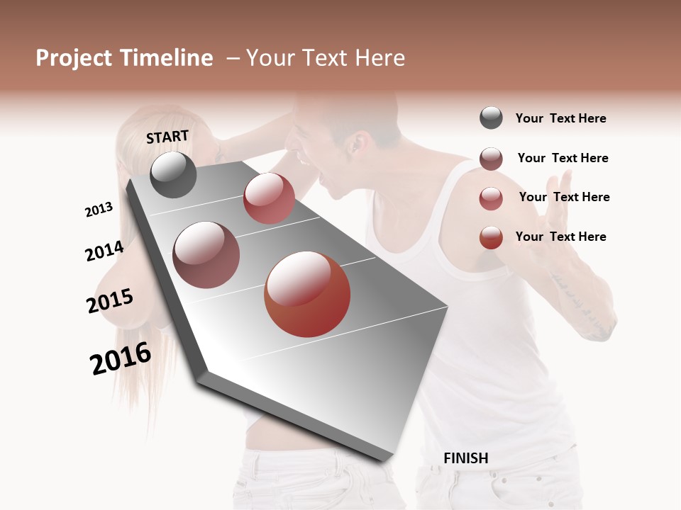 Long Grieve Violence PowerPoint Template