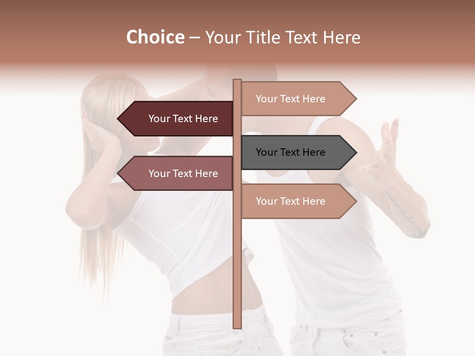 Long Grieve Violence PowerPoint Template