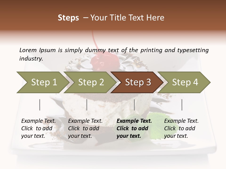 Berry Delicious Cake PowerPoint Template