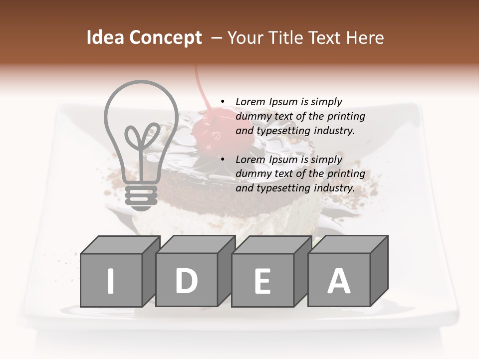 Berry Delicious Cake PowerPoint Template