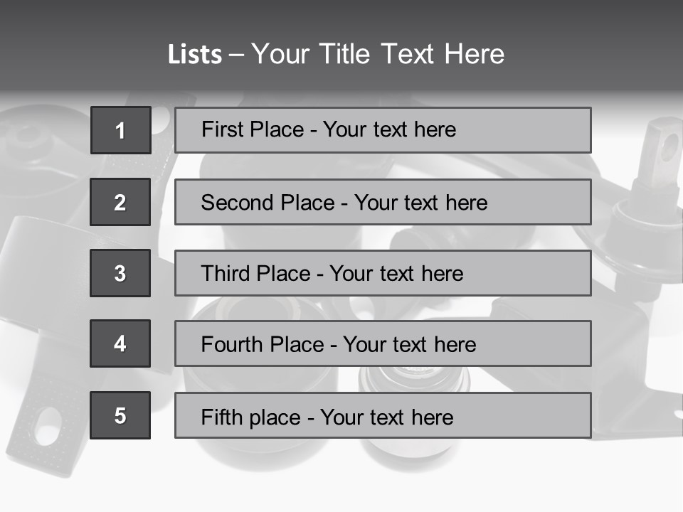 Black Car Repair PowerPoint Template
