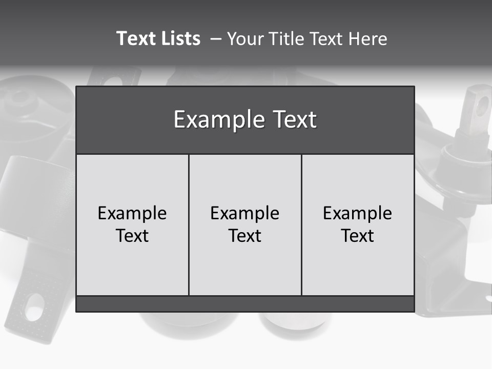 Black Car Repair PowerPoint Template