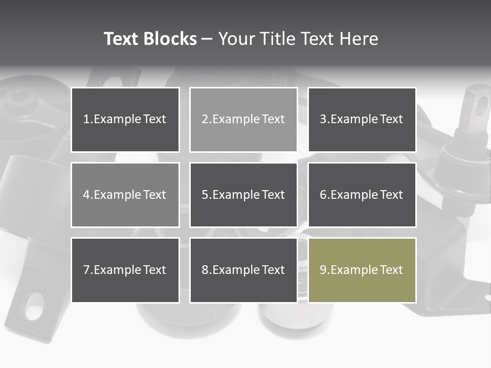 Black Car Repair PowerPoint Template